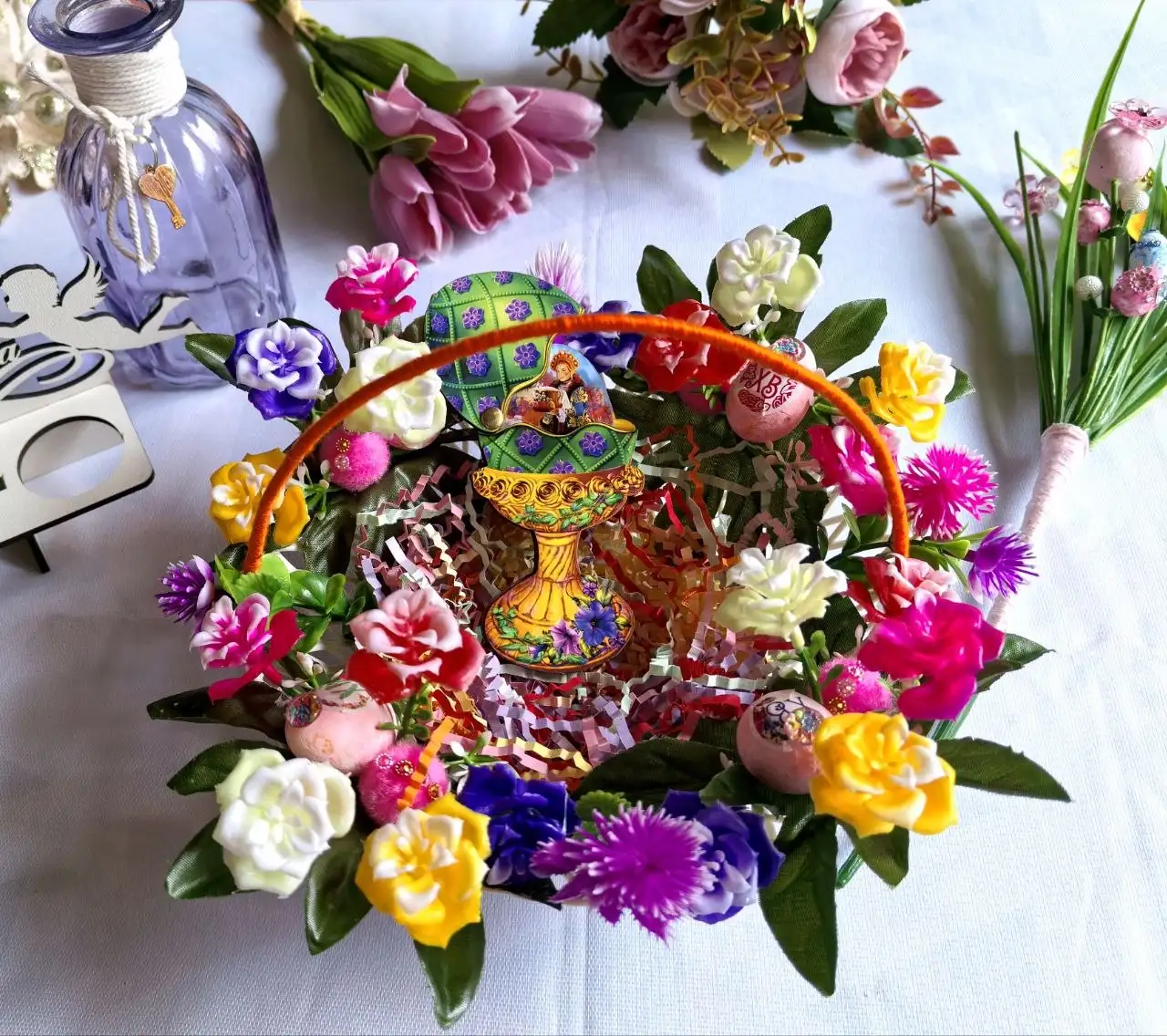 Пасхальные корзинки ручной работы с подарком - Рукоделие (Хобби и отдых) в Краснодар