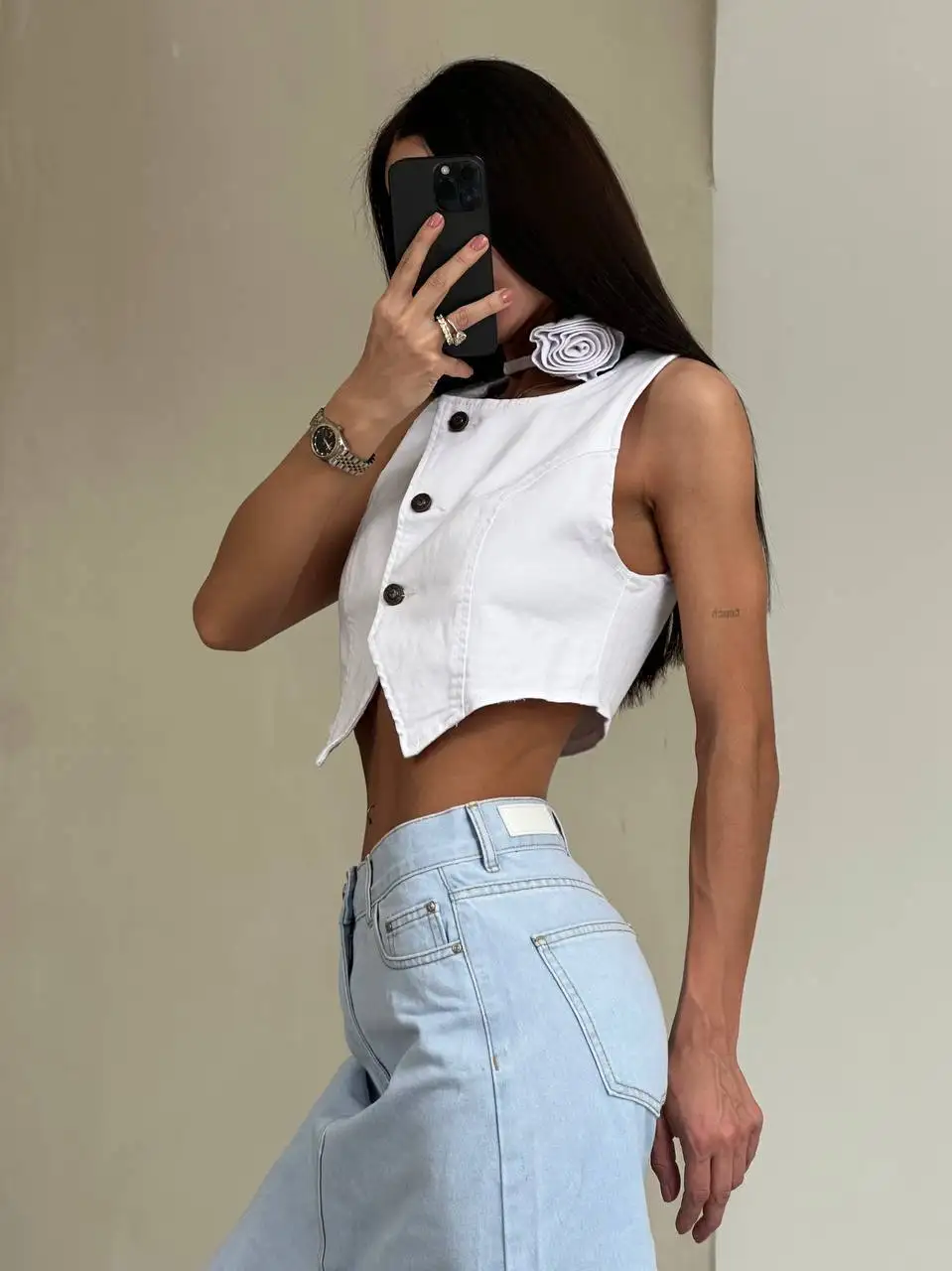 Жилет XS и юбка 27 размер с бирками - Одежда в Краснодар