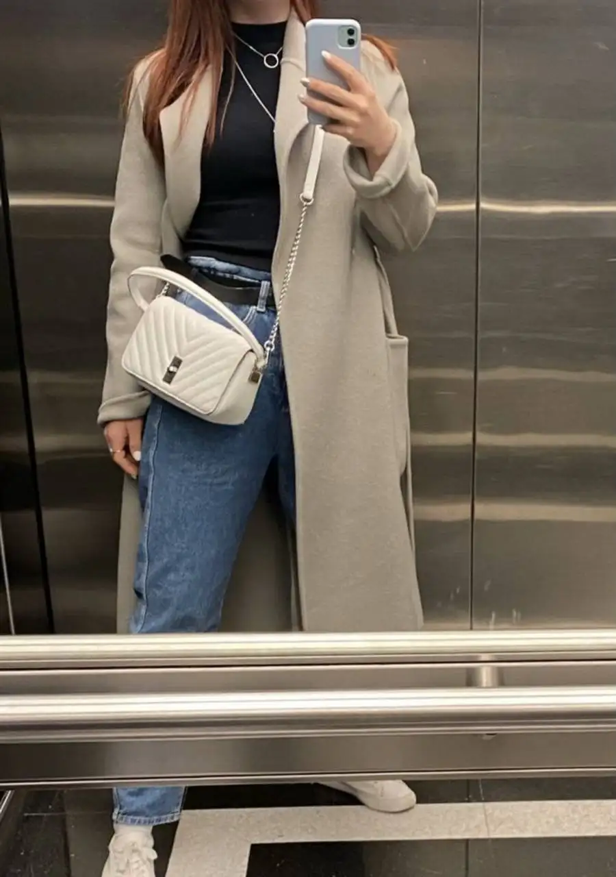 Пальто HM премиум из шерсти и кашемира - Верхняя одежда (Одежда) в Краснодар