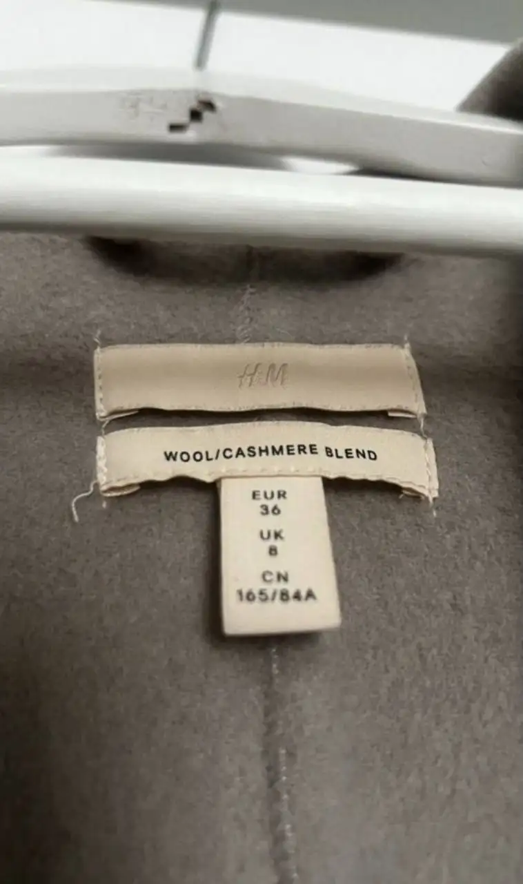 Пальто HM премиум из шерсти и кашемира - Верхняя одежда (Одежда) в Краснодар