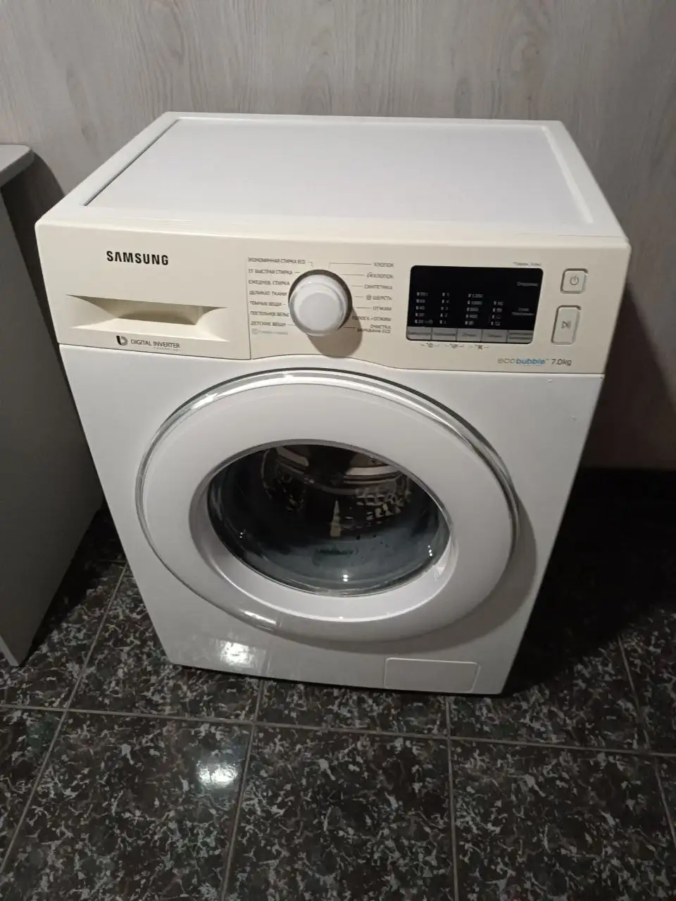 Стиральная машина Samsung Ecobubble Inverter 7кг - Бытовая техника (Электроника) в Краснодар