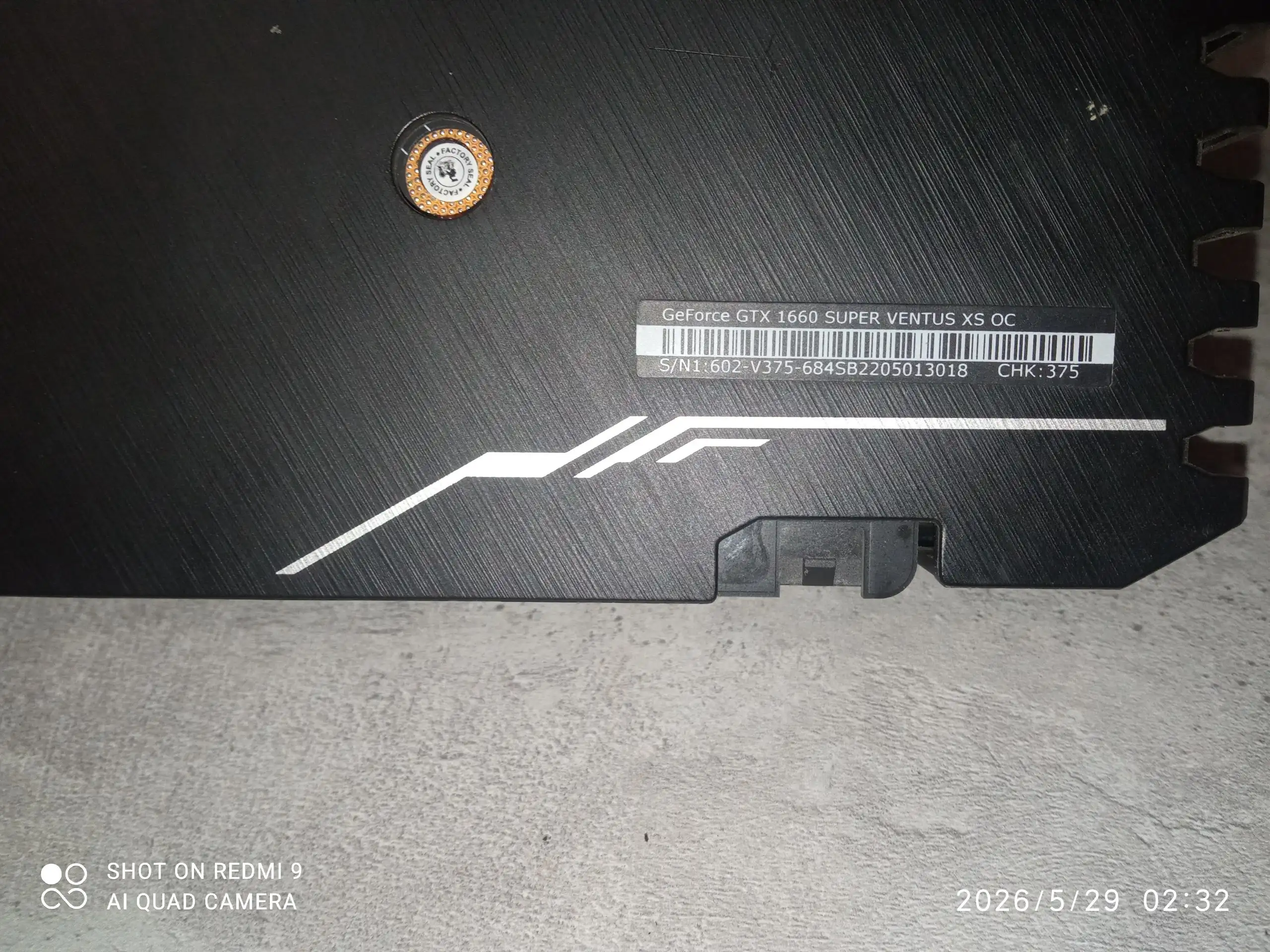 Продам видеокарту MSI GTX 1660 SUPER VENTUS XS OC 6GB - Видеокарты (Электроника) в Краснодар