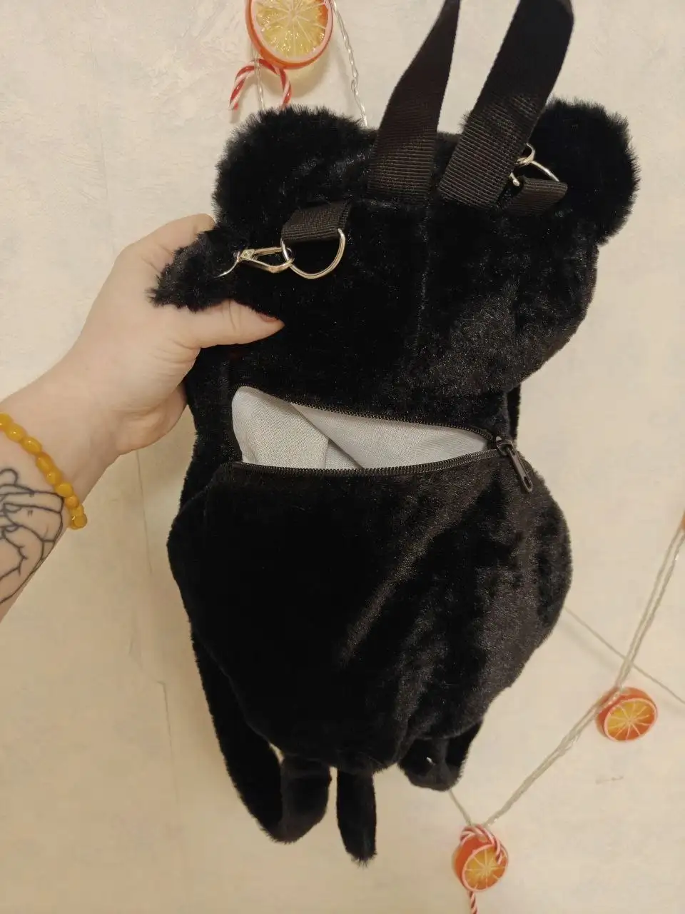 Рюкзачок чёрный котик - Рюкзаки (Барахолка) в Краснодар