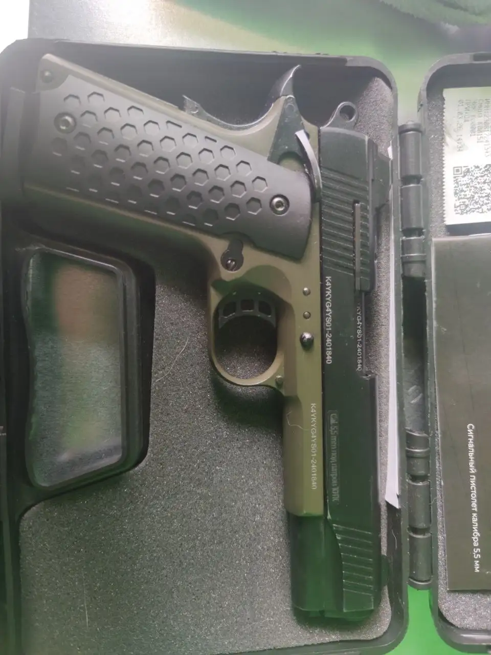 Продам свето-шумовой пистолет KURS Colt 1911 - Спортивное оружие (Хобби и отдых) в Краснодар