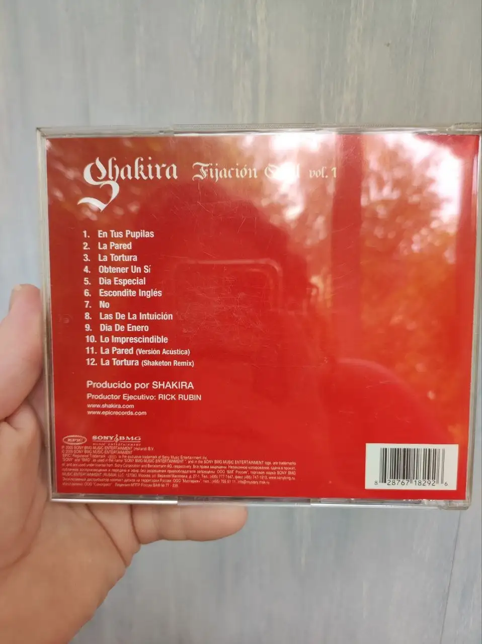 CD-диск Shakira — Fijación Oral, Vol. 1 (2005) - Хобби и отдых в Краснодар