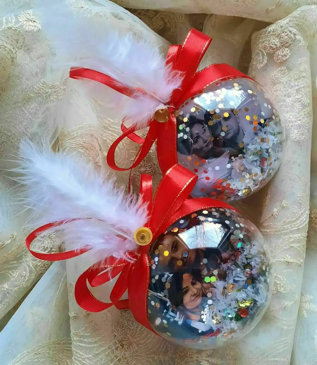 Ёлочные шары с фото на заказ