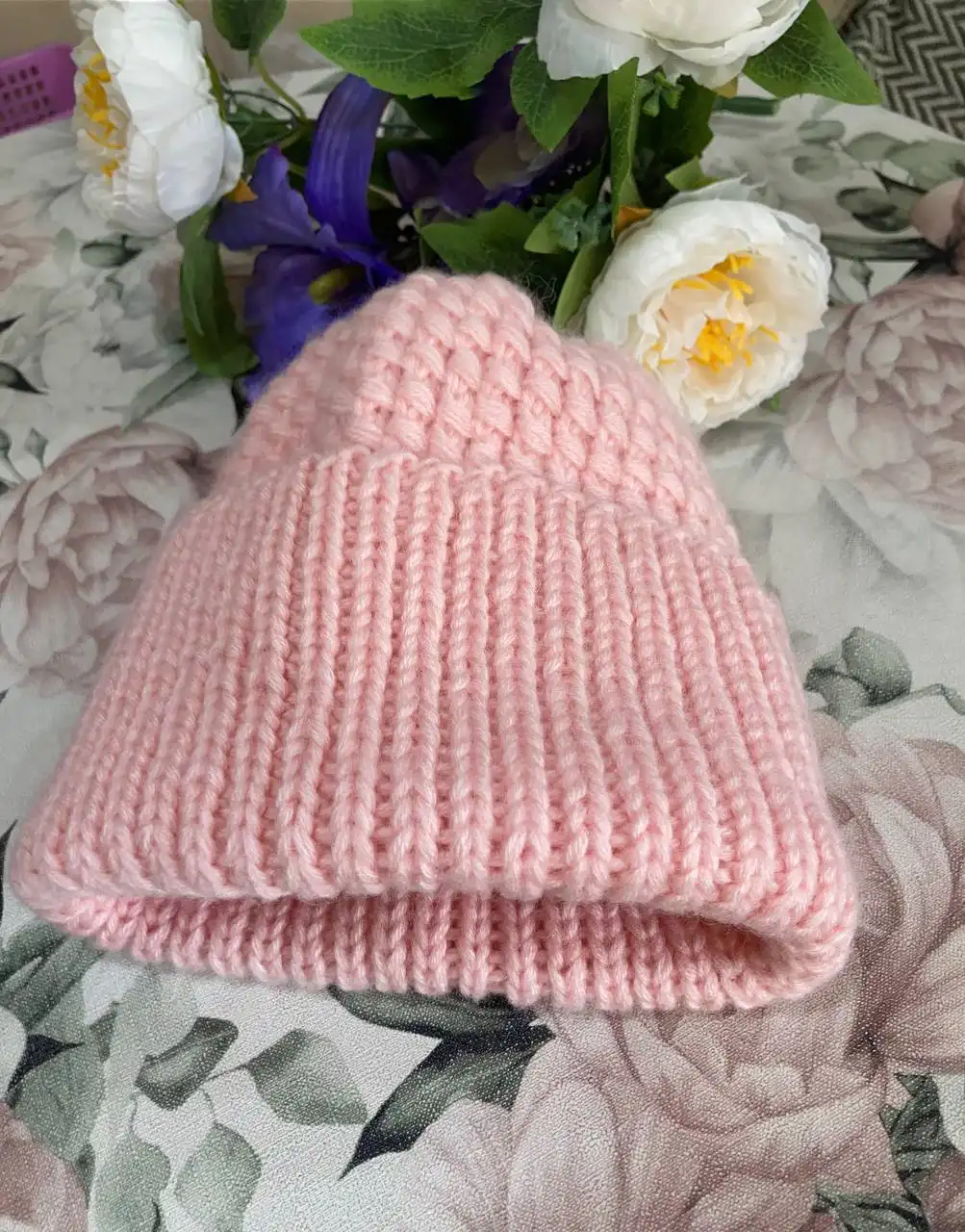 Комплект шапка и манишка