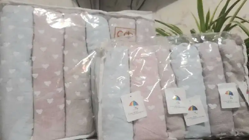 Комплект махровых полотенец из 100% хлопка