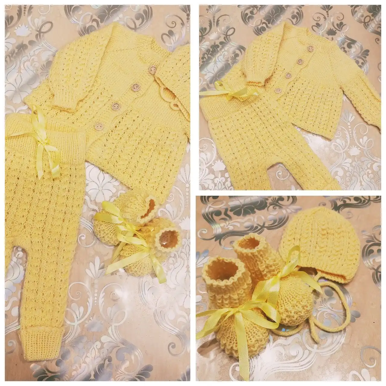 Детская вязаная одежда ручной работы