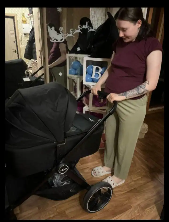 Коляска 2 в 1 с люлькой и прогулочным блоком - Коляски (Товары для детей) в Сургут