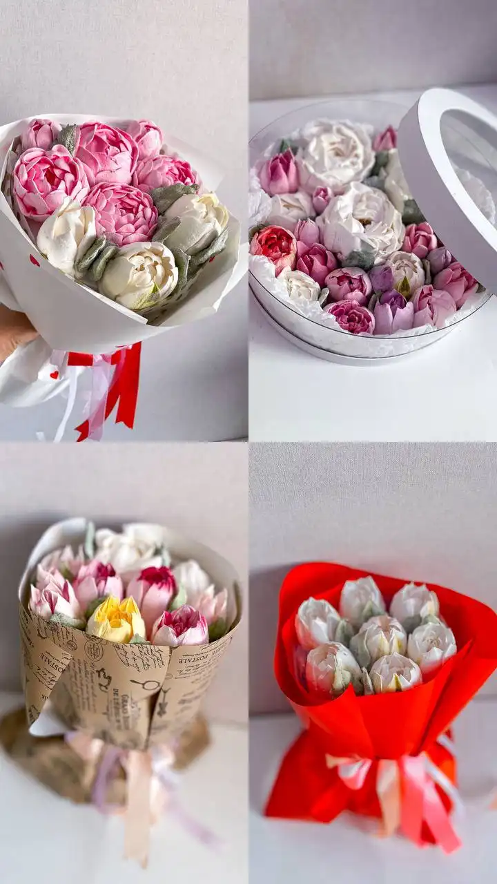 Клубника в шоколаде и зефирные цветы для событий - Кулинария/Фуд-дизайн (Услуги) в Сургут