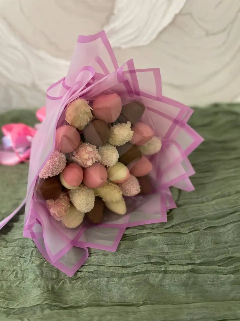 Клубника в шоколаде и зефирные цветы для событий - Кулинария/Фуд-дизайн (Услуги) в Сургут