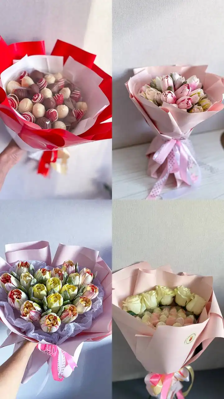 Клубника в шоколаде и зефирные цветы для событий - Кулинария/Фуд-дизайн (Услуги) в Сургут