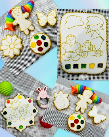 Пряники-раскраски для детей - Ручная работа в Сургут