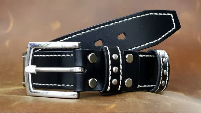 Ремень из натуральной кожи буйвола ручной работы - Одежда в Сургут