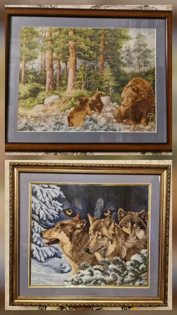 Продажа вышитых картин крестиком в рамках - Хобби и отдых в Сургут