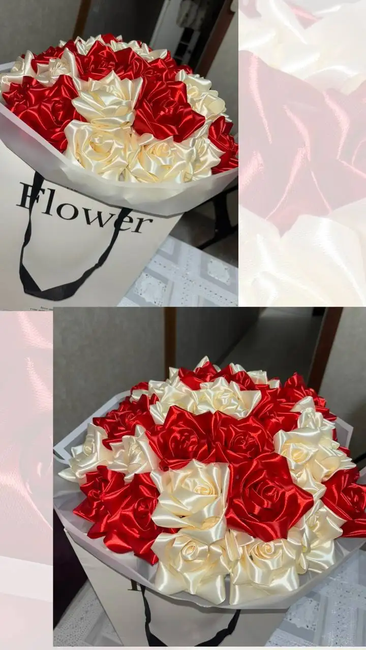 Вечный букет из атласа - Подарки (Хобби и отдых) в Сургут