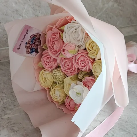 Натуральный зефир в букете с десертом - частное объявление в Сургут