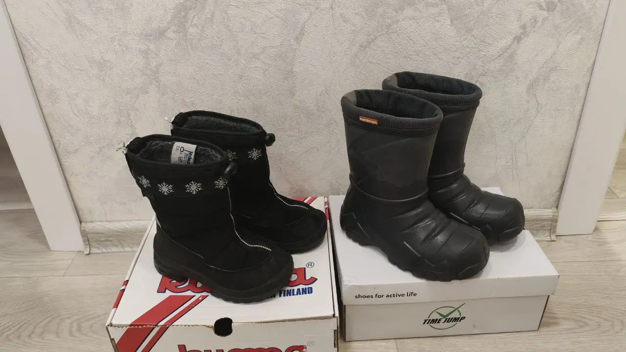 Валенки Куома 29 размер и Нордман демисезонные 30 размер - Обувь (Одежда) в Сургут