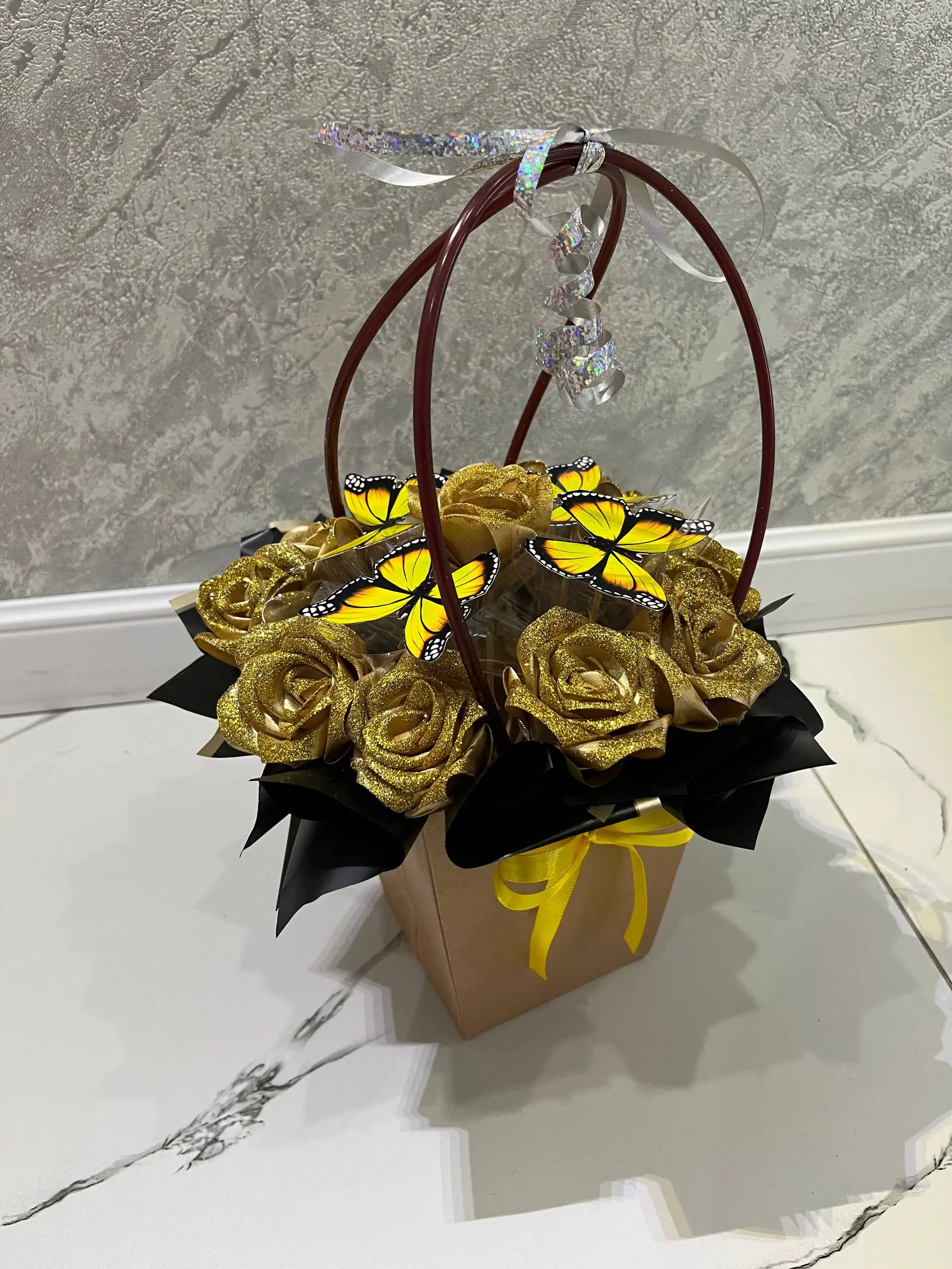 Букеты из атласных лент ручной работы на 8 Марта - Хобби и отдых в Сургут