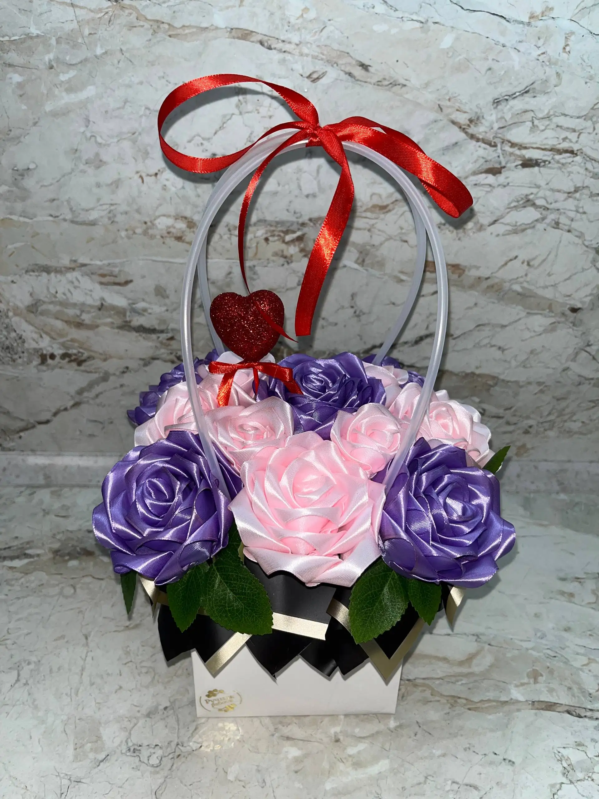 Букеты из атласных лент ручной работы на 8 Марта - Хобби и отдых в Сургут