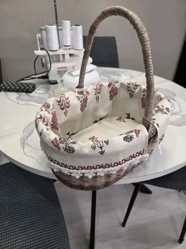 Пасхальная корзина ручной работы с чехлом - Рукоделие (Хобби и отдых) в Сургут