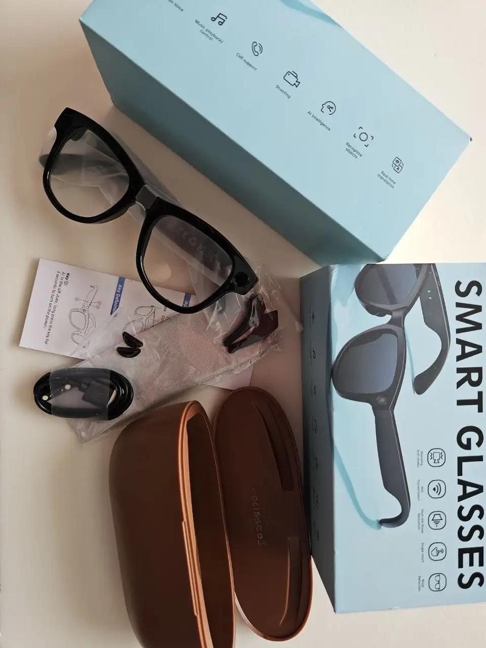 Умные очки с камерой RayBan с зарядным футляром - Носимая электроника (Электроника) в Сургут