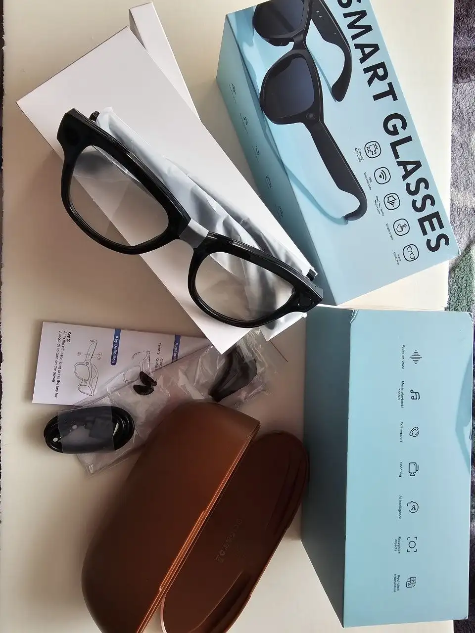 Умные очки с камерой RayBan с зарядным футляром - Носимая электроника (Электроника) в Сургут