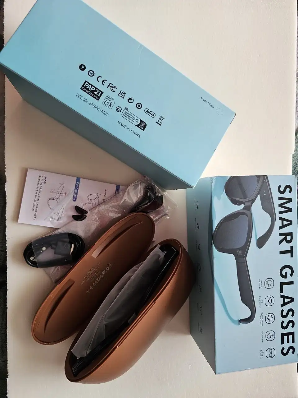 Умные очки с камерой RayBan с зарядным футляром - Носимая электроника (Электроника) в Сургут