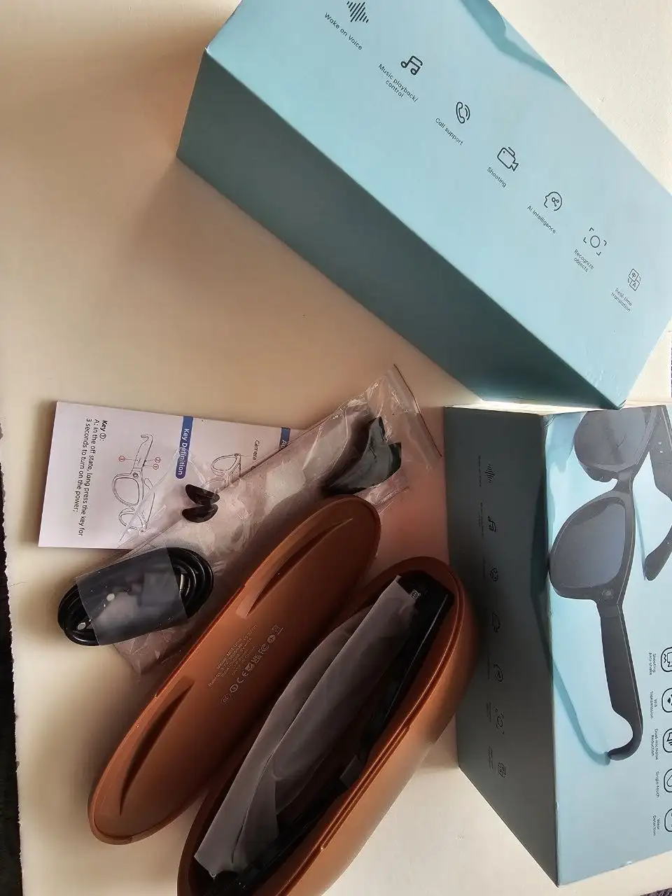 Умные очки с камерой RayBan с зарядным футляром - Носимая электроника (Электроника) в Сургут