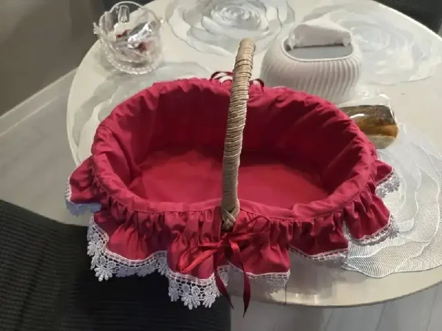 Пасхальная корзина ручной работы с чехлом - Комнатные растения в Сургут