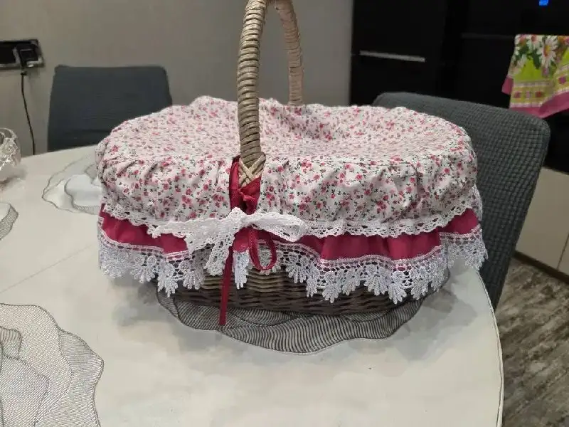 Пасхальная корзина ручной работы с чехлом - Хобби и отдых в Сургут
