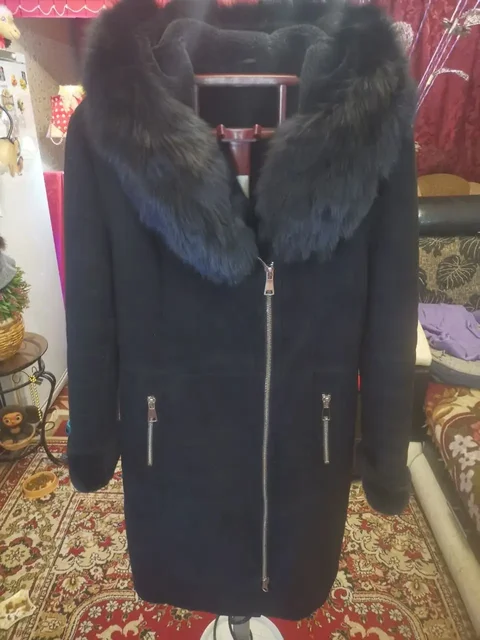 Женские дубленки 54 размера в идеальном состоянии - Женская одежда больших размеров в Сургут