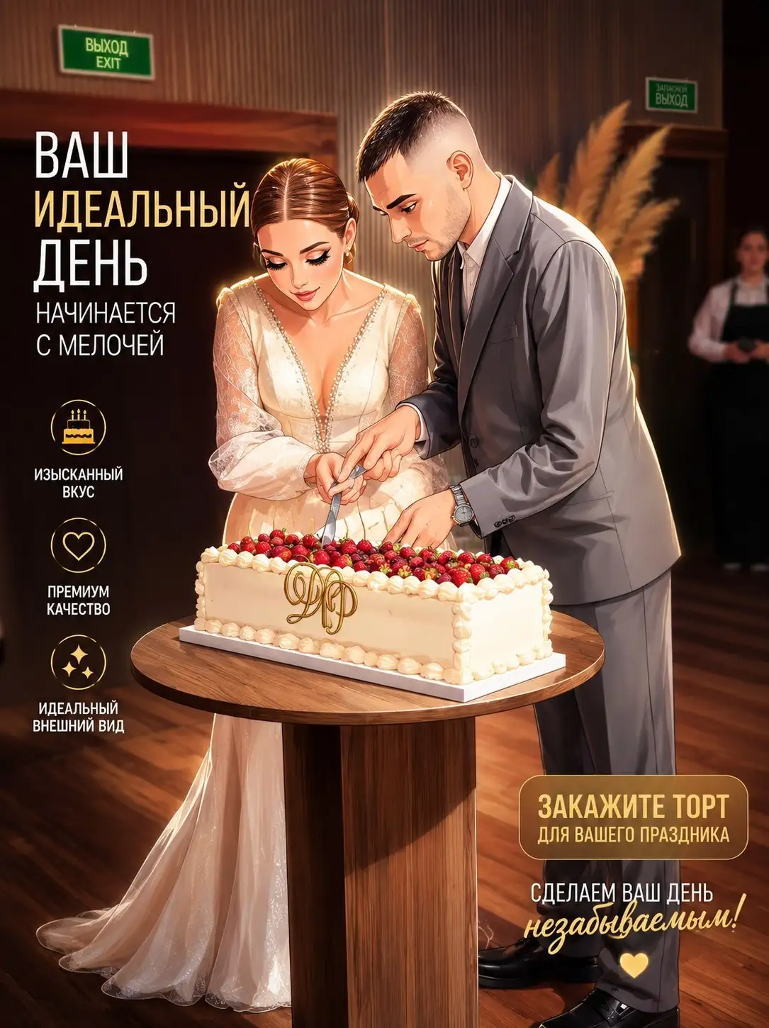 Торты и десерты на заказ - Услуги в Сургут