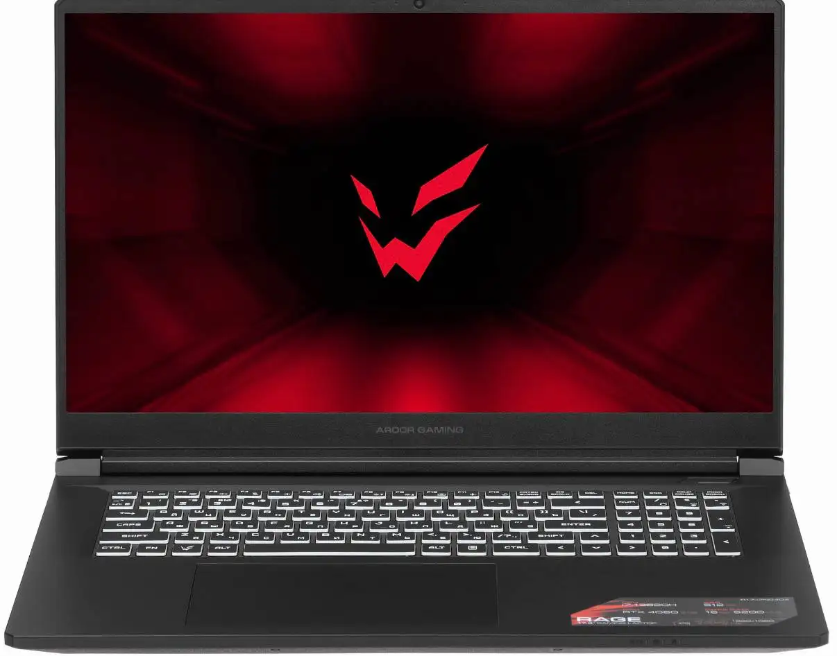 Игровой ноутбук ARDOR Gaming RAGE R17-I7ND4060 - Ноутбуки (Электроника) в Сургут