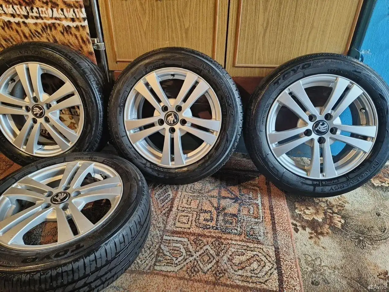 Продам диски R15 5x100 с резиной - Диски и шины (Авто) в Лянтор