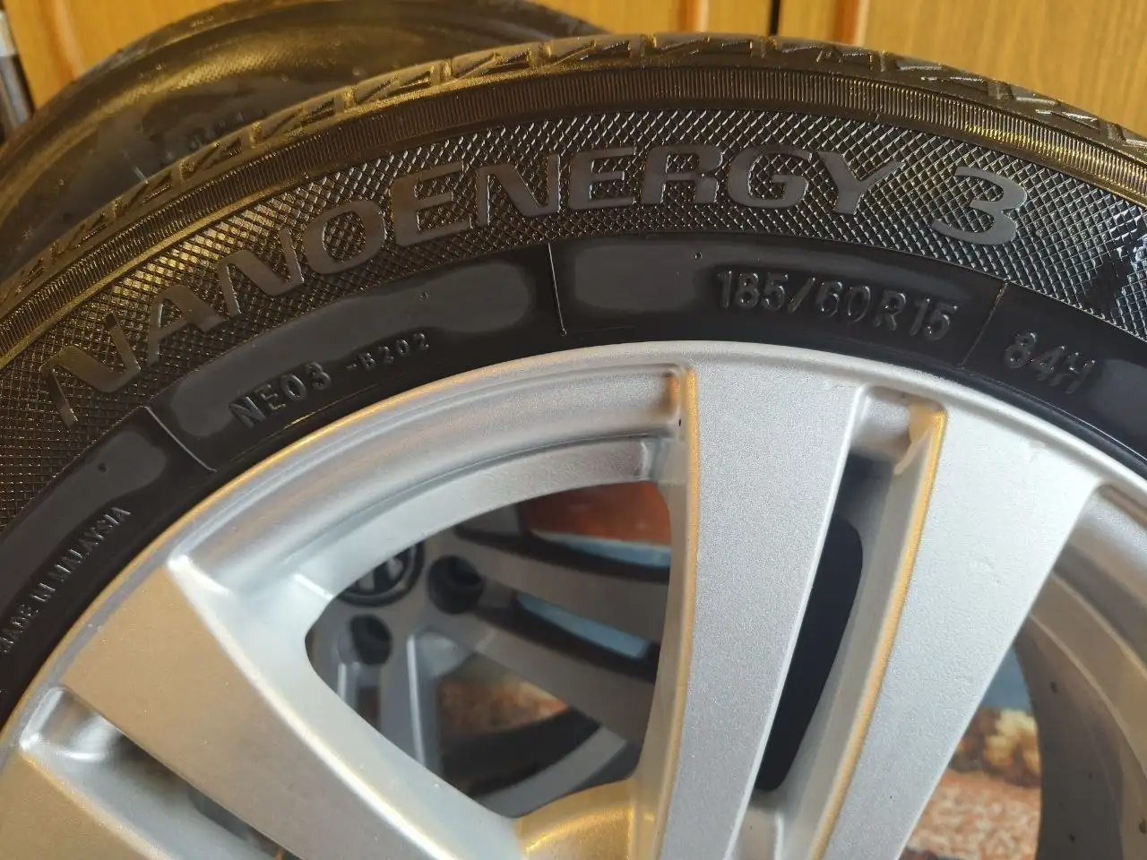 Продам диски R15 5x100 с резиной - Диски и шины (Авто) в Лянтор