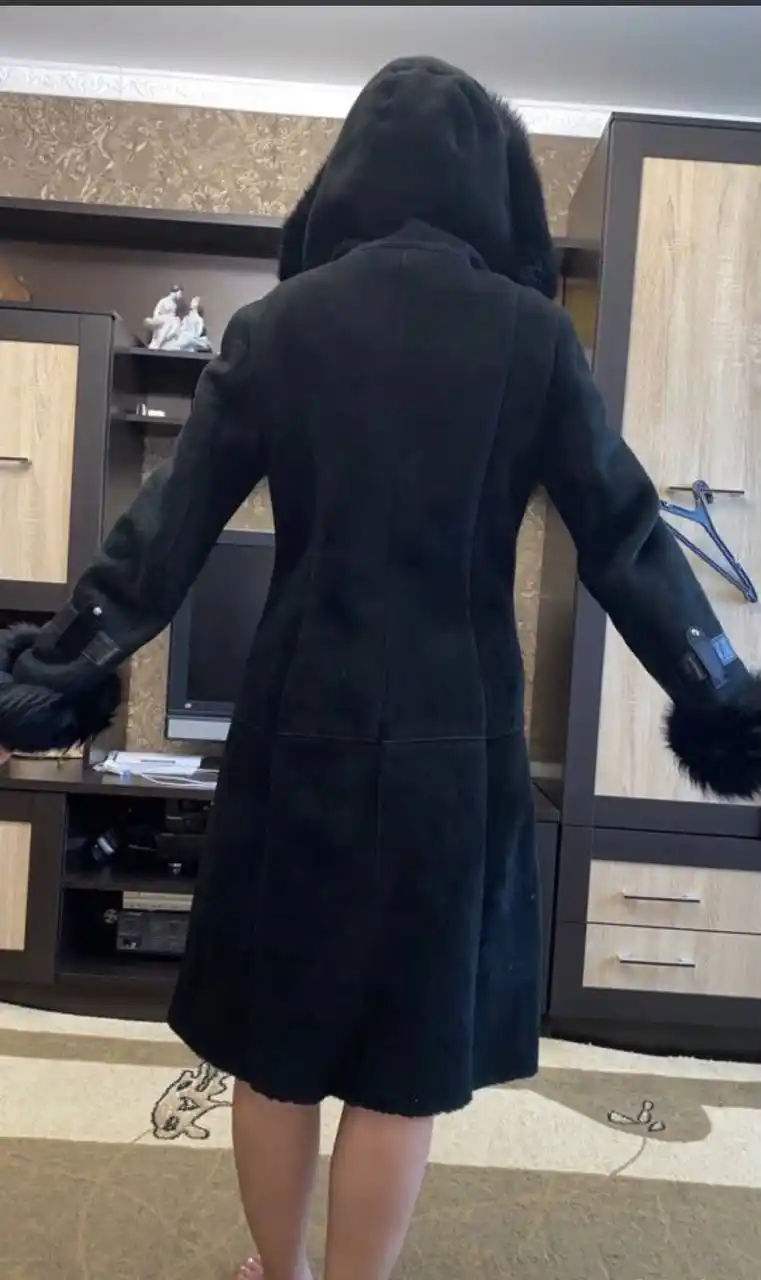 Натуральная замшевая дублёнка