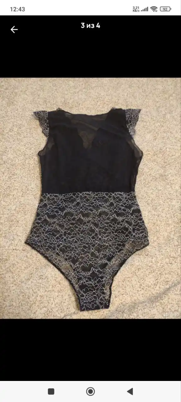 Кружевное боди
