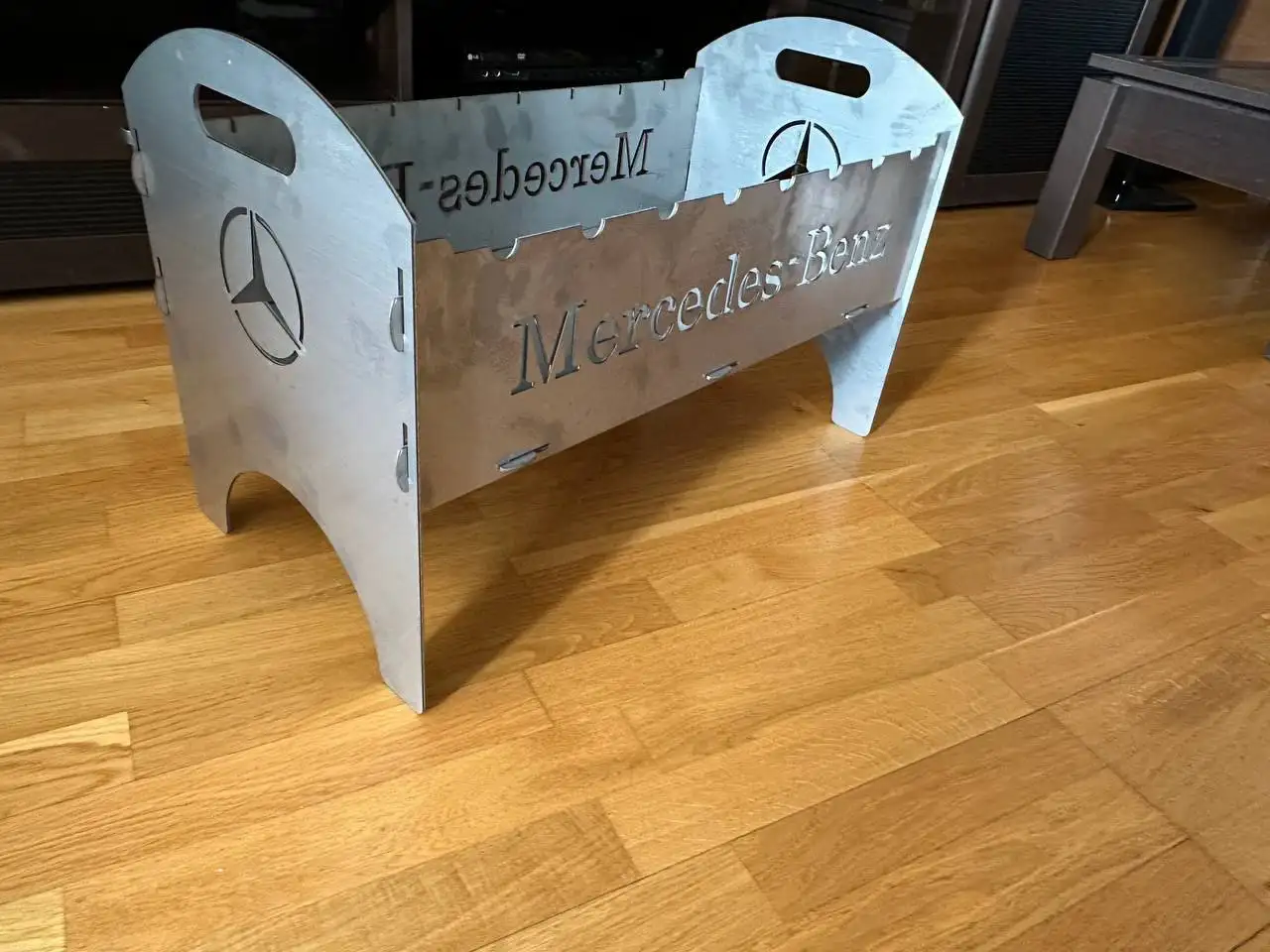 Мангал с гравировкой из нержавейки - Мангалы и грили (Барахолка) в Казань