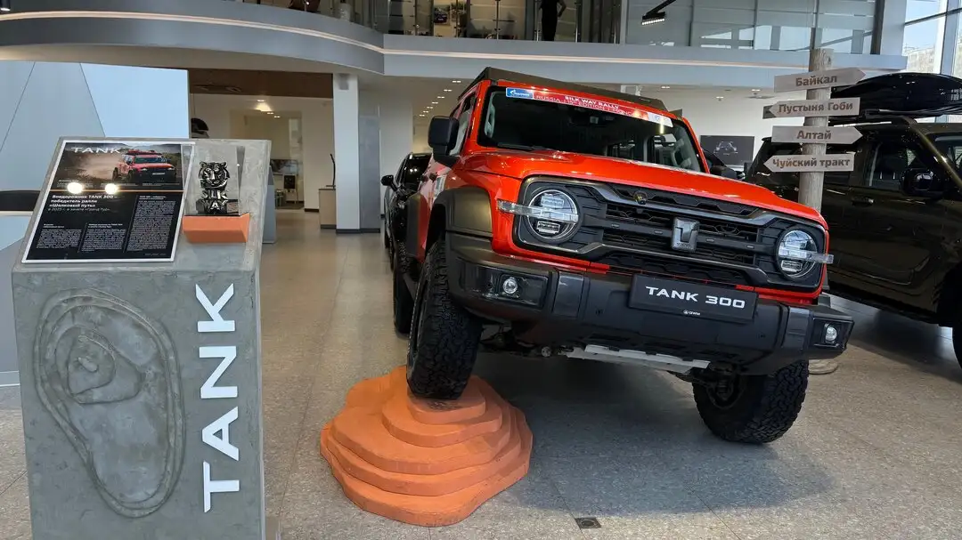 Экспозиция внедорожника TANK 300 — победителя ралли «Шелковый путь — 2025» в Казани - Выставка автомобилей (Авто) в Казань