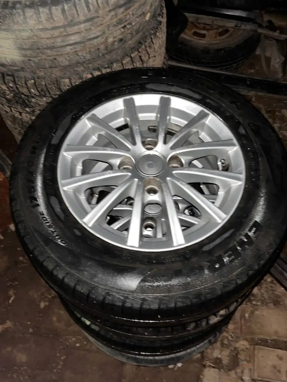 Продам летние колеса с дисками радиус 13/175/70 - Запчасти (Авто) в Казань