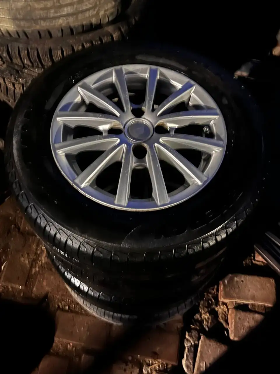 Продам летние колеса с дисками радиус 13/175/70 - Запчасти (Авто) в Казань