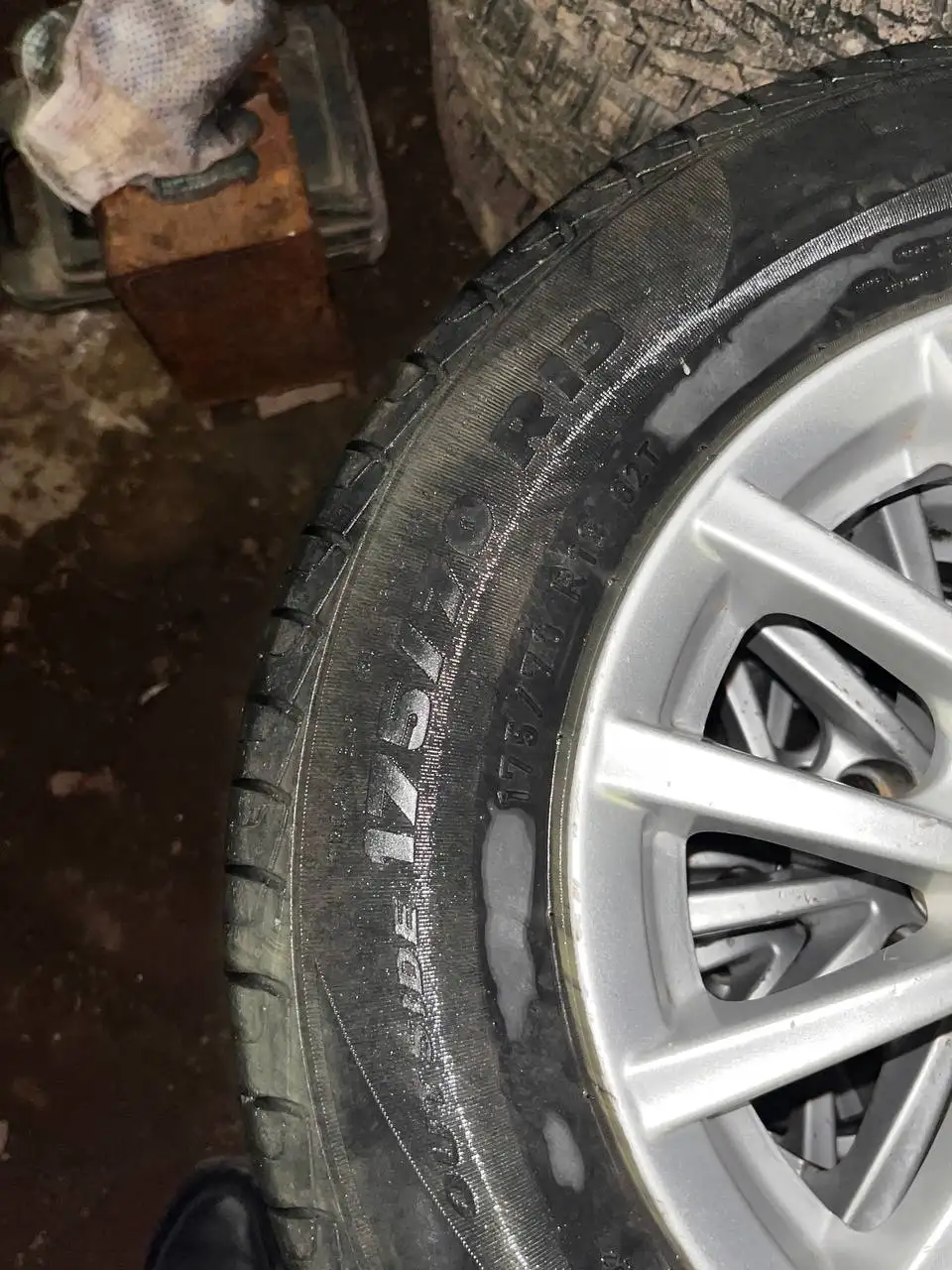 Продам летние колеса с дисками радиус 13/175/70 - Запчасти (Авто) в Казань