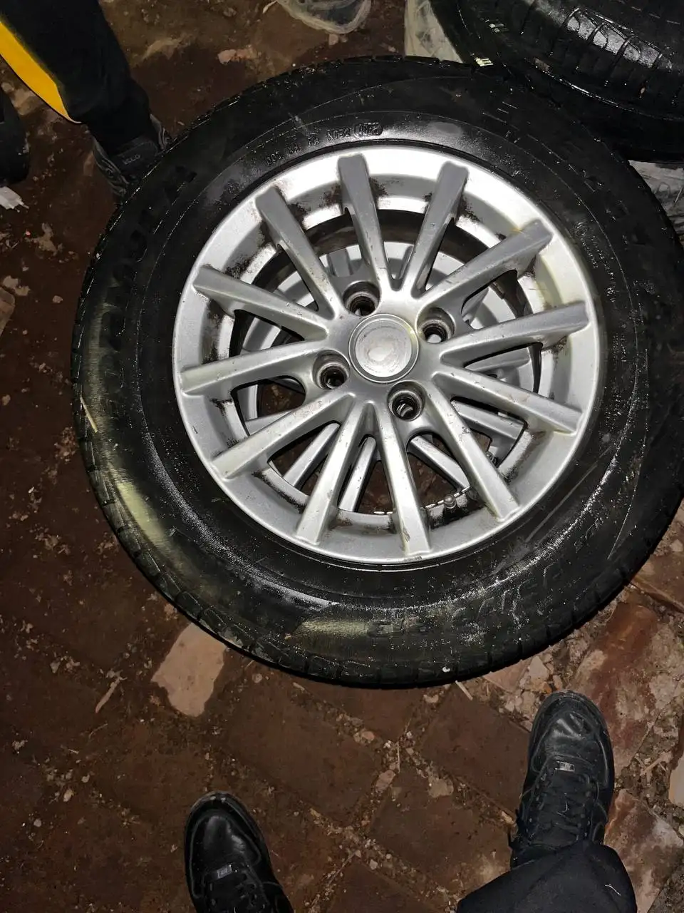 Продам летние колеса с дисками радиус 13/175/70 - Запчасти (Авто) в Казань