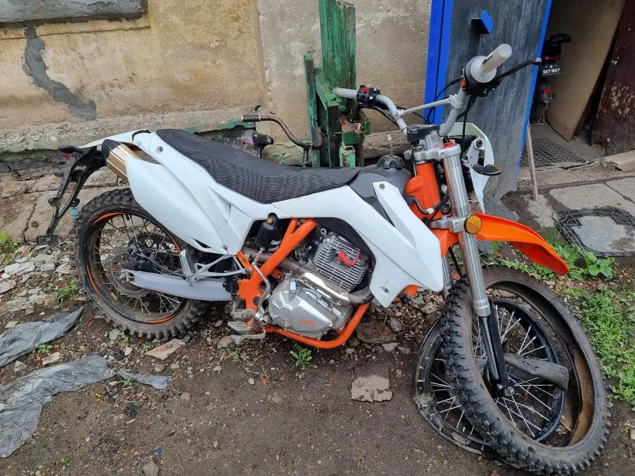 Тур эндуро Shineray GY-250 после небольшого переворота - Мототехника (Авто) в Казань