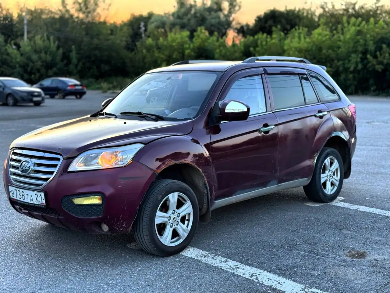 Lifan X60 2014, 1.8 MT, 130000 км, бордовый - Авто в Казань