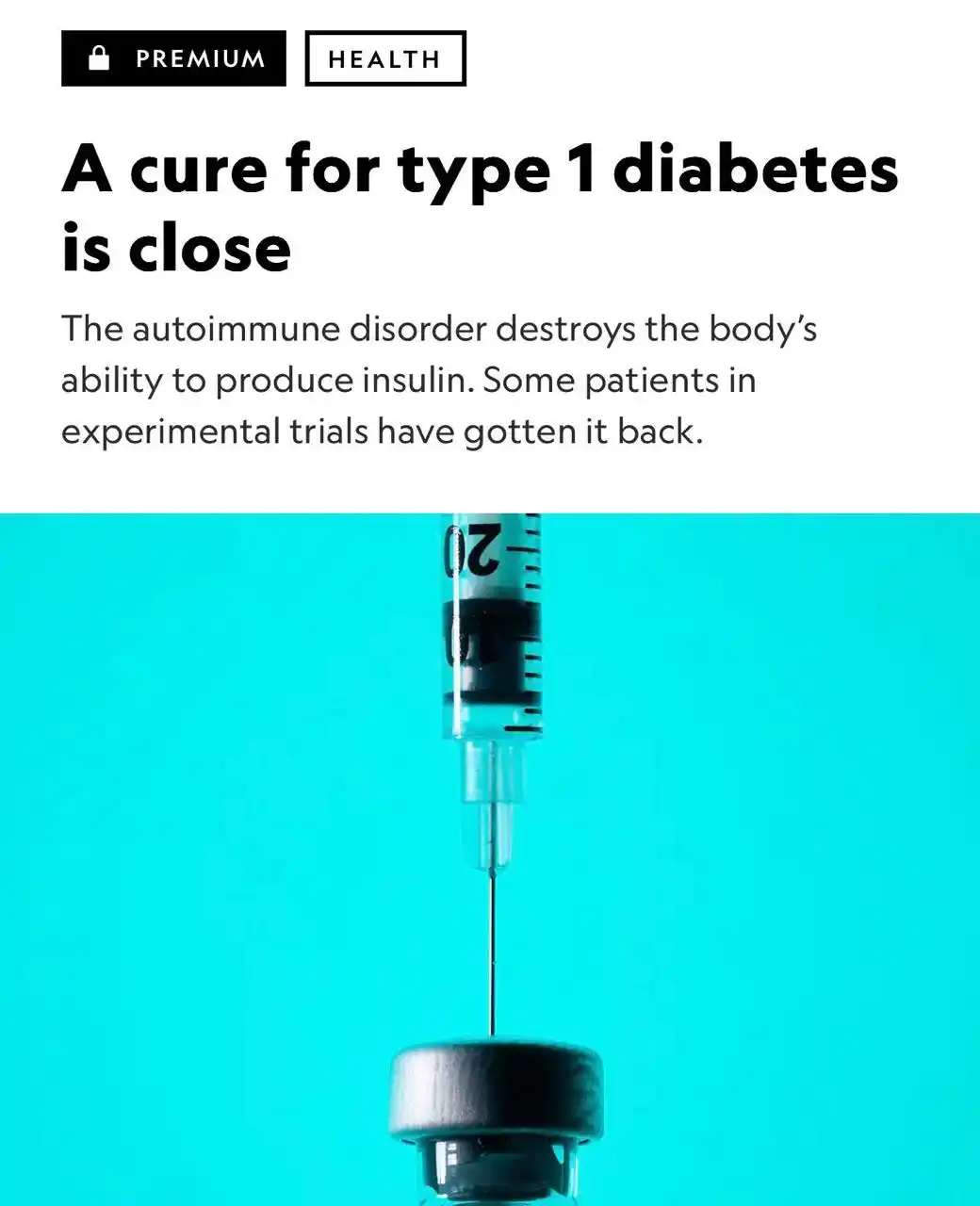 Ученые ПОБЕДИЛИ диабет 1 типа - Красота и здоровье в Краснодар