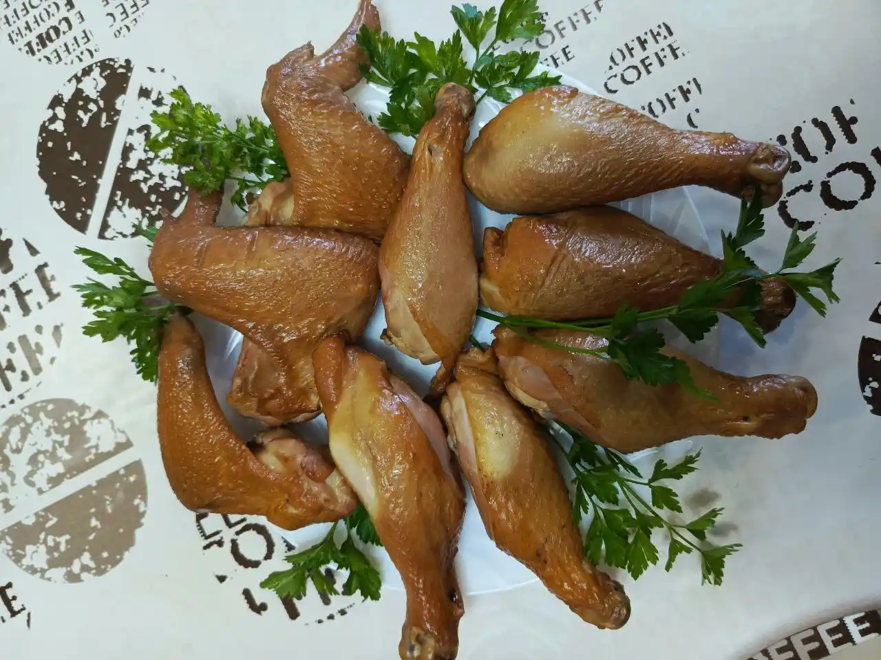 Горячее натуральное копчение