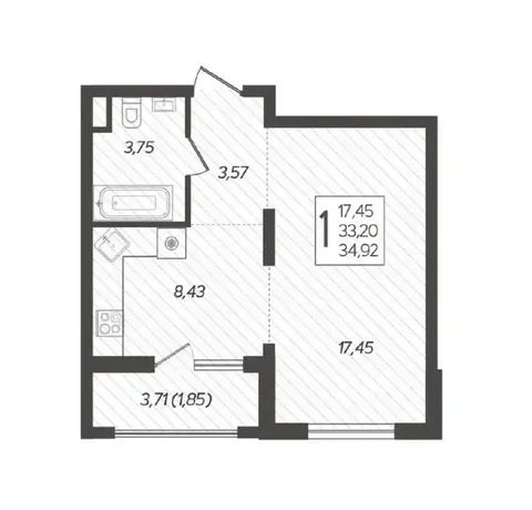 ЖК НОВЕЛЛА 1К КВ Черновая - Недвижимость в Краснодар
